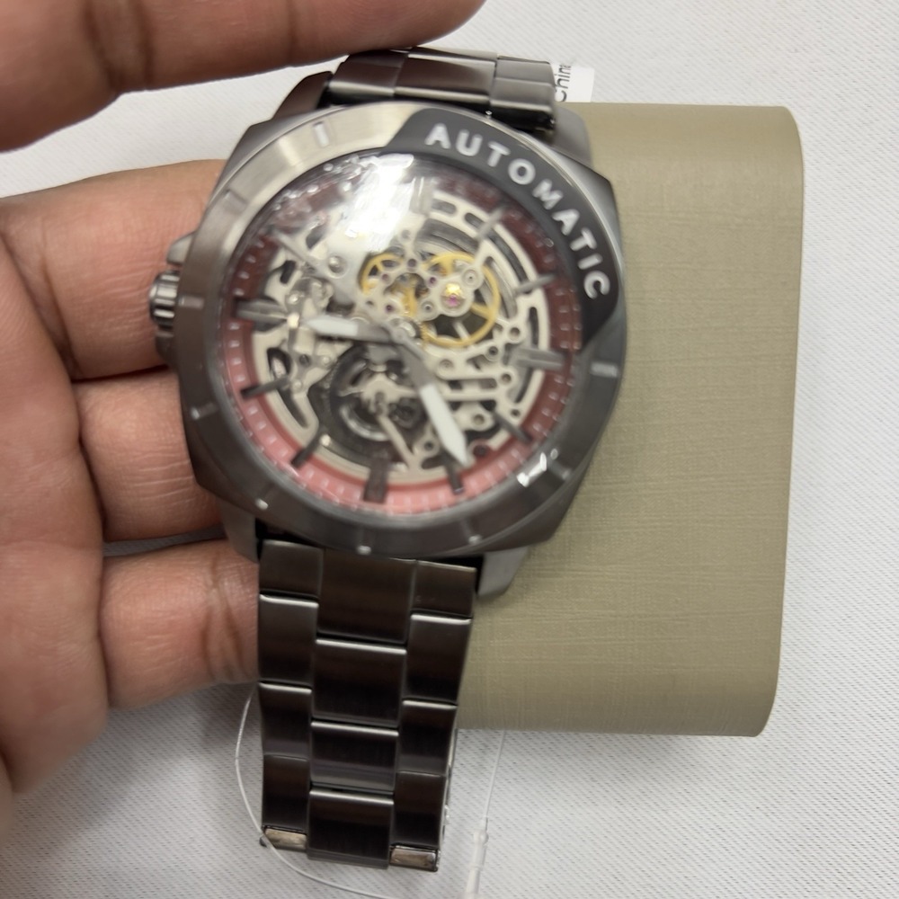 Fossil Privateer Automatic Skeleton Dial Men's Watch BQ2898 Gunmetal